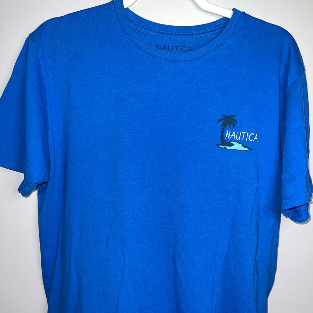 Nautica Open Seas Men’s Size Large Blue T-Shirt